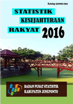 Statistik Kesejahteraan Rakyat Kabupaten Jeneponto 2016